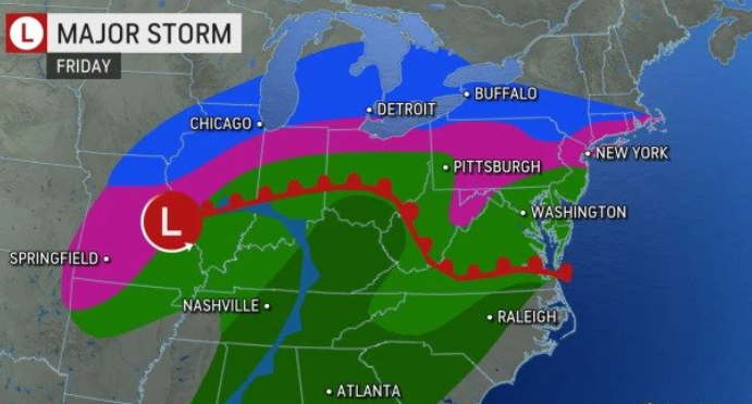 Morning thunder and mild