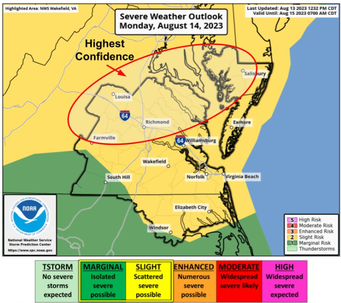 Warm day likely leads to late day storms