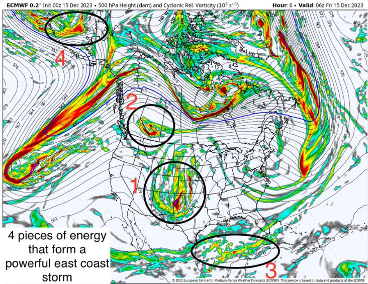 Milder air ahead of tomorrow’s storm