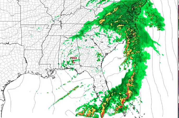 Sunshine today, rain tomorrow