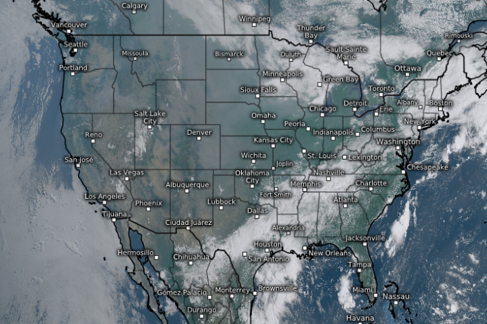 Early showers, partial clearing, and then late showers