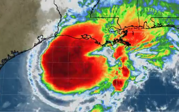 Francine comes ashore in Louisiana