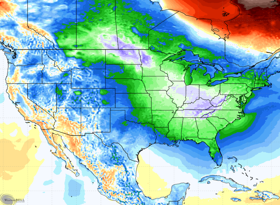 Winds subside under sunny skies