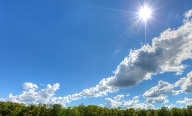 Sunny, windy and raw