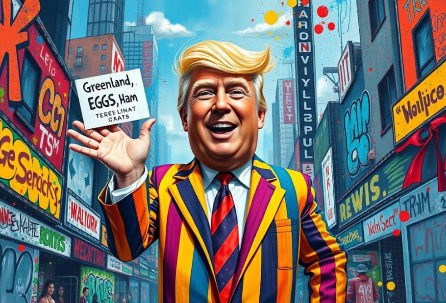 Greenland, eggs and ham