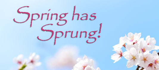 Spring has sprung