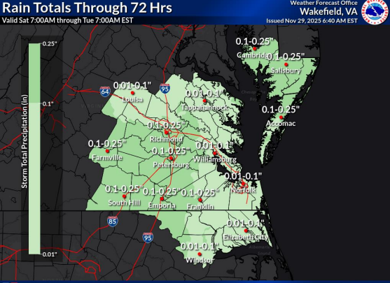 Dry month likely ends with some rain