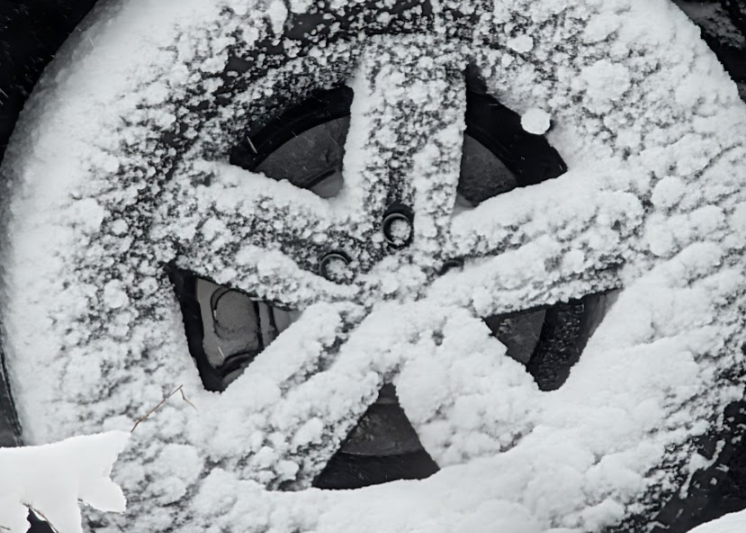 Black ice to start a sunny day